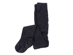 GoBabyGo dark grey melange crawl tights merino wool